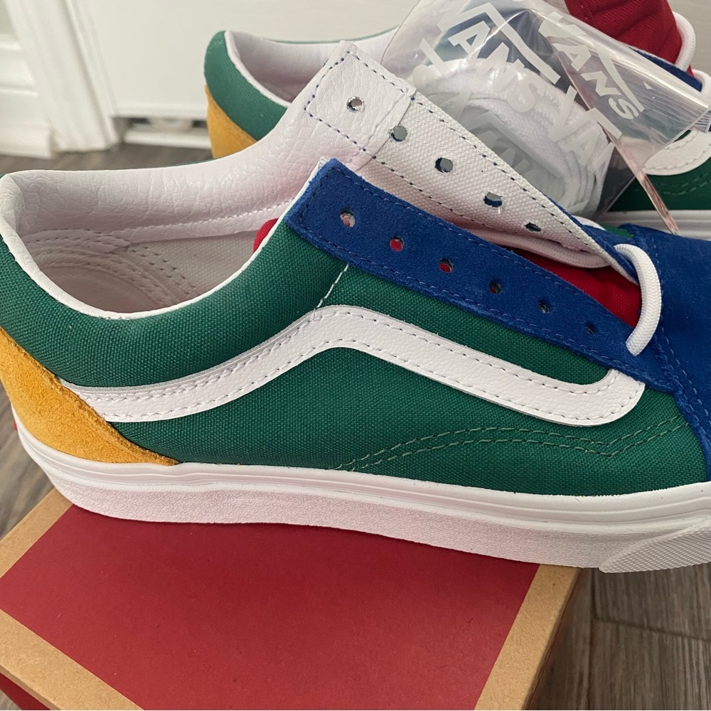 Vans Multicolor Sneakers suede and canvas size 7  NWT Vans off the Wall - Picture 11 of 12